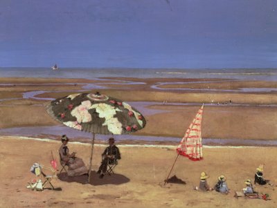 The Beach by Etienne Moreau Nelaton
